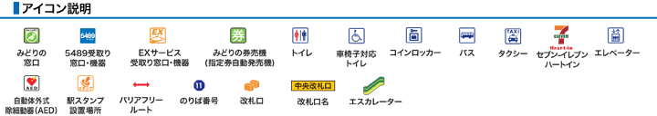 ＪＲ瀬田駅構内図アイコン